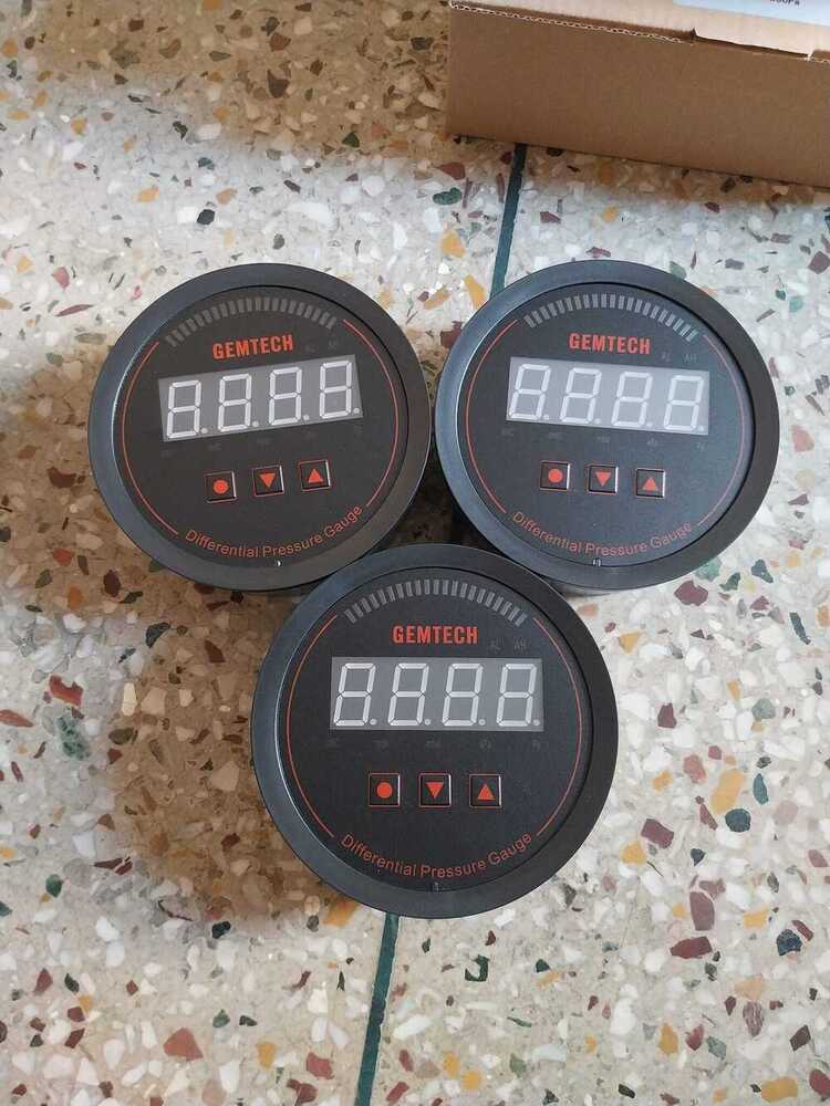 GEMTECH* Series 3000 Digital Pressure Gauge Range 0 to 10.00 KPA