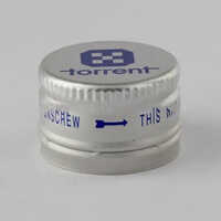 25mm Aluminium Ropp Caps - Color: Silver