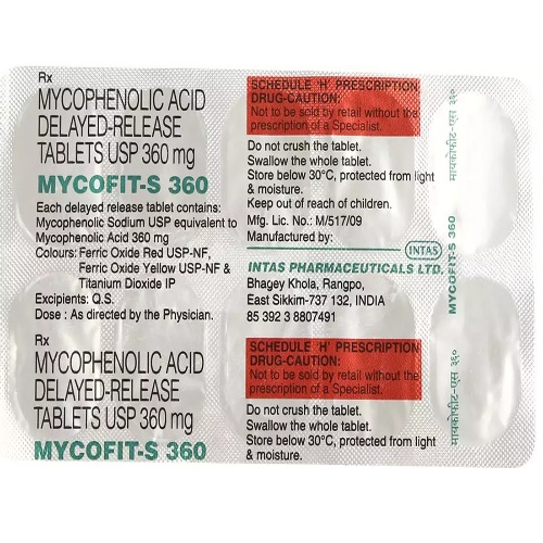 Mycofit S 360 mg Tablet