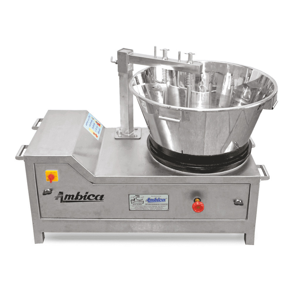 55 Ss G Milk Mawa Khova Gas Machine - Color: Silver