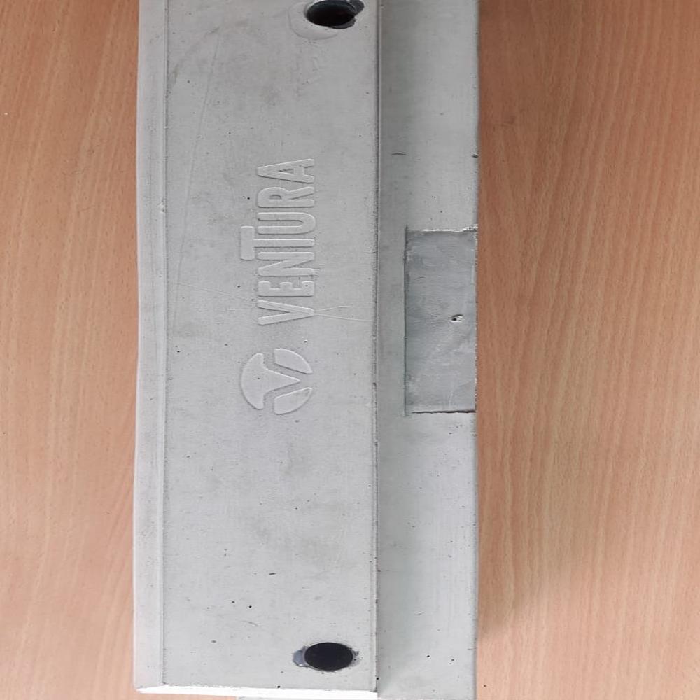 100x60mm Rebate Chamfer Section - Color: Grey