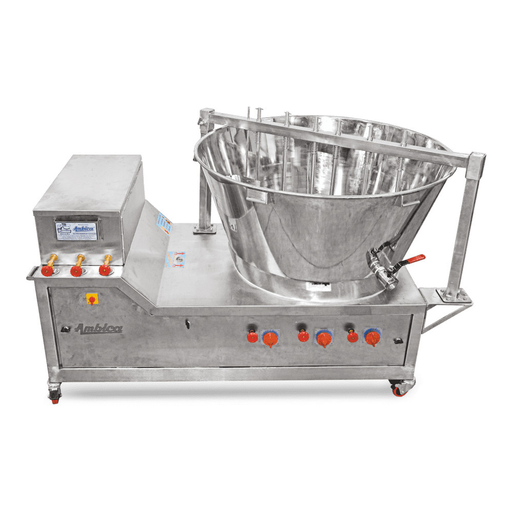 400 Ss Dg Milk Basundi Boiling Diesel Gas Machine - Color: Silver
