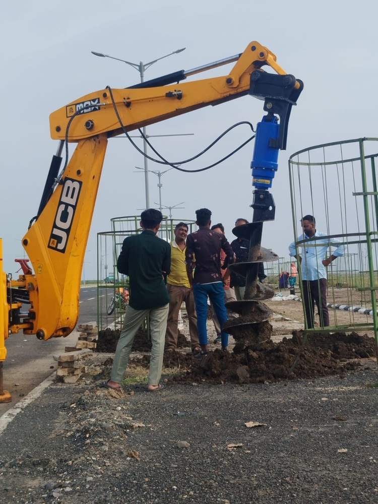 Heavy Earth Drilling Auger