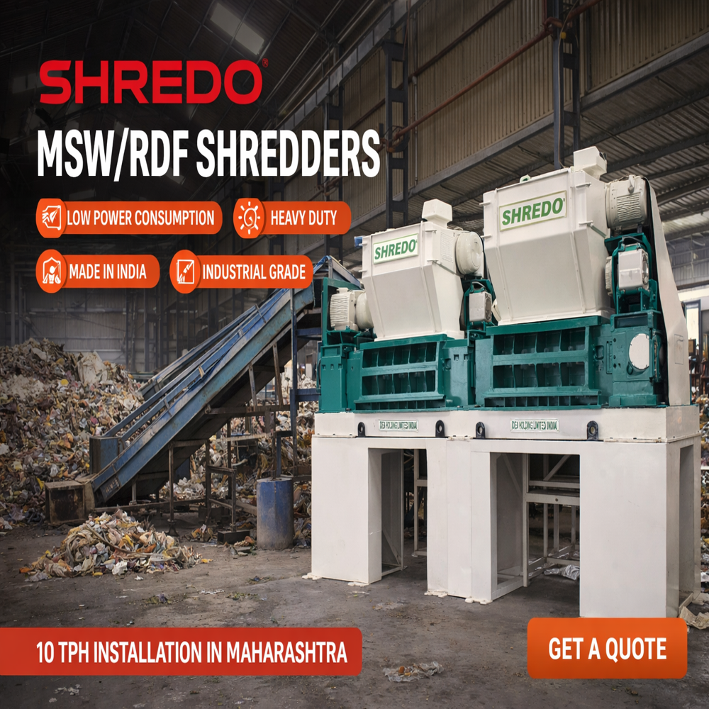 Msw Shredders - Application: Industrial