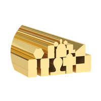 Metal Profile Bar - Color: Golden