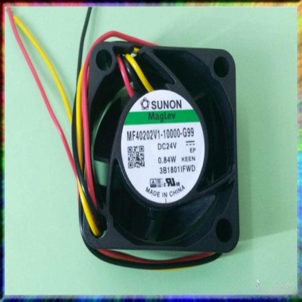 SUNON MF40202V1-10000-G99 24V 0.84W 4020mm Industrial Ball Bearing 3wire Axial Cooling Fan