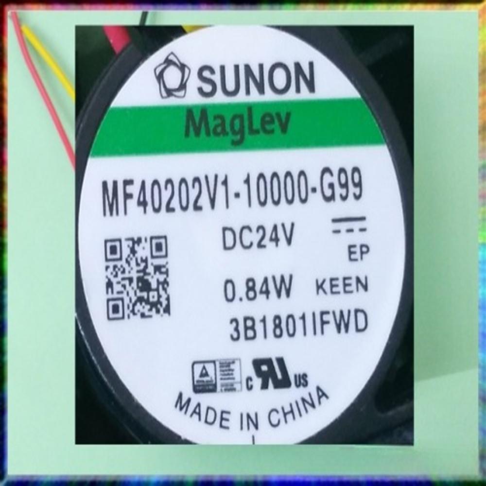 SUNON MF40202V1-10000-G99 24V 0.84W 4020mm Industrial Ball Bearing 3wire Axial Cooling Fan
