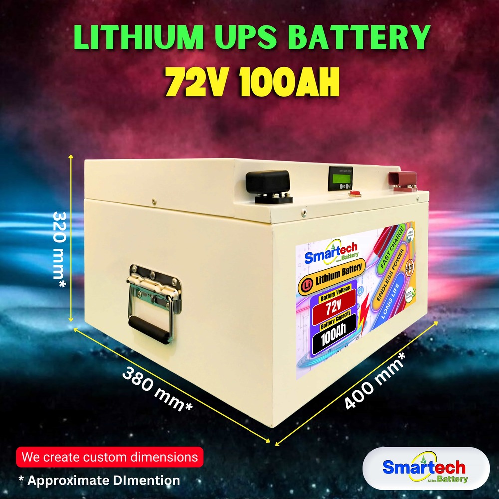 UPS Lithium Battery 72V 100Ah