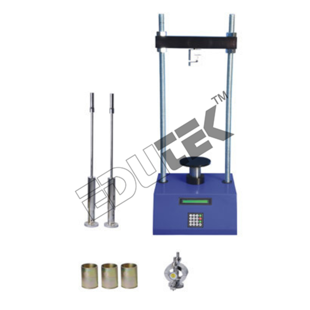 Digital Marshall Stability Test Apparatus - 50kn Load Capacity, 0.01 To 62mm/min Platen Speed Range | Microprocessor Controlled, Rs 232 Port Compatible