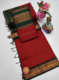 Kalyani Printed Cotton Saree - Color: Multicolor