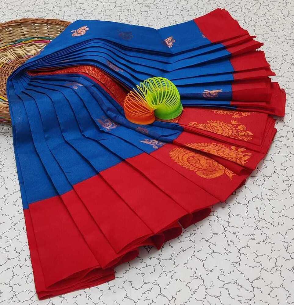 Korvai Border Silk Cotton Saree