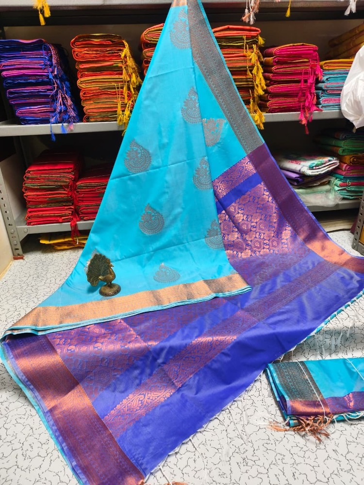 Kanjivaram Border Soft Silk Saree