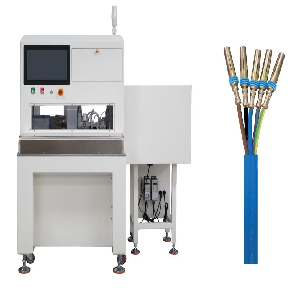 High-Precision Aviation Terminal Crimper with Waterproof Plug Insertion System