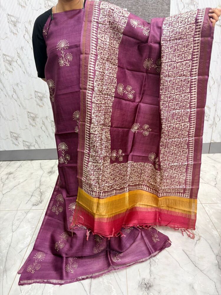 Fancy Tussar Suit And Dupatta