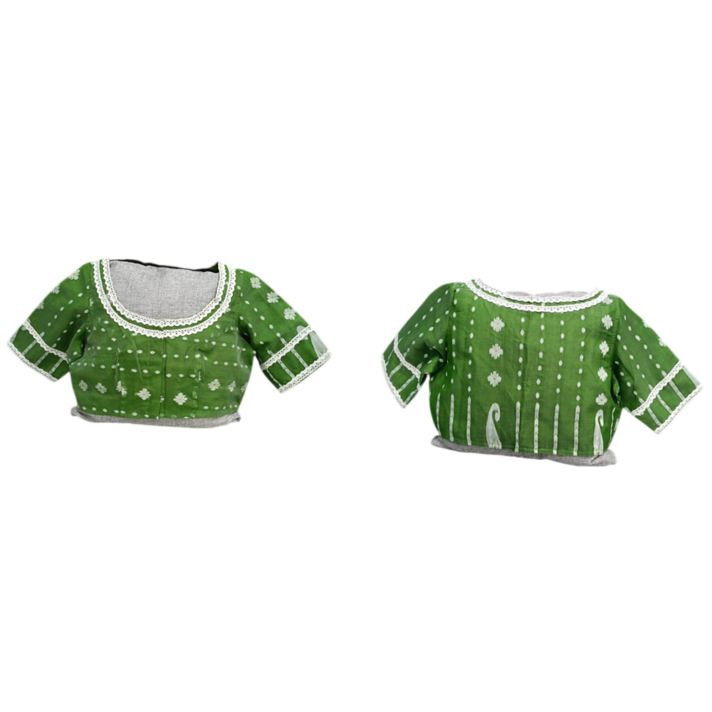 Green Readymade Blouse