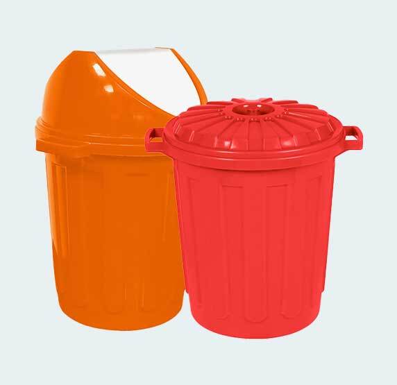INJECTION MOLDED ROUND DUSTBINS