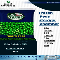 Frozen Peas Storage Chamber - Capacity: 5 Ton
