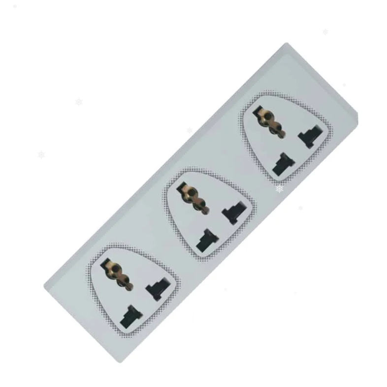 Mx 3-Pin 3-Socket Conversion Plug, 5 Amp, Universal Socket - Warranty: No Warranty