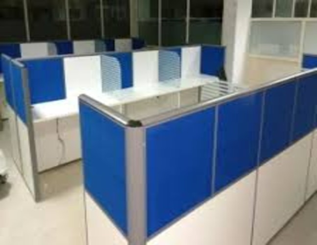 Aluminum partition work station  4x2