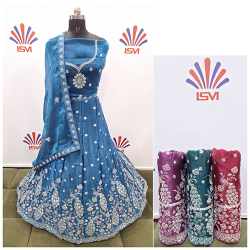 Girls Engagement Lehenga