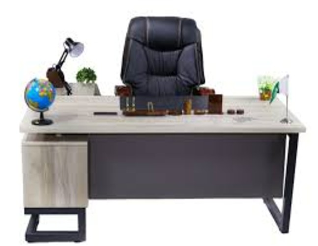 Brown Wooden Office Table