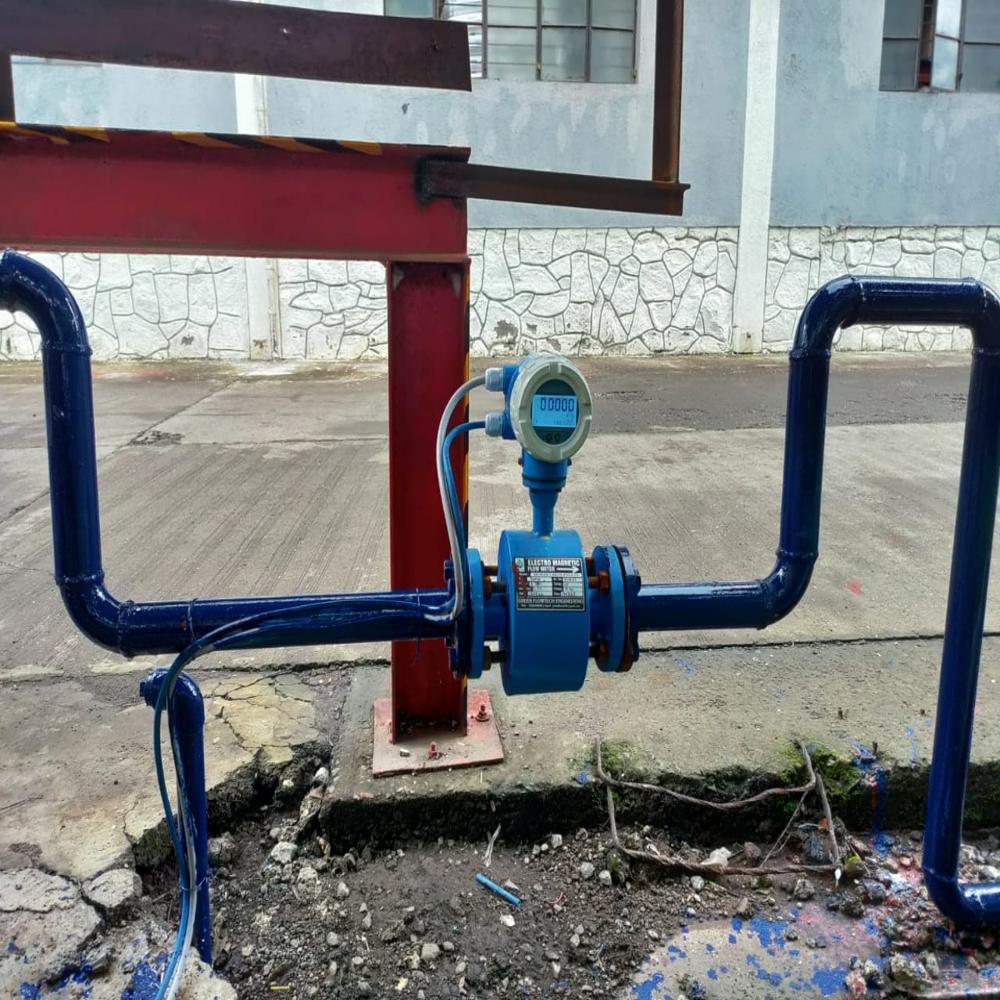 Automatic Electromagnetic Flow Meter - Accuracy: +-0.5 %