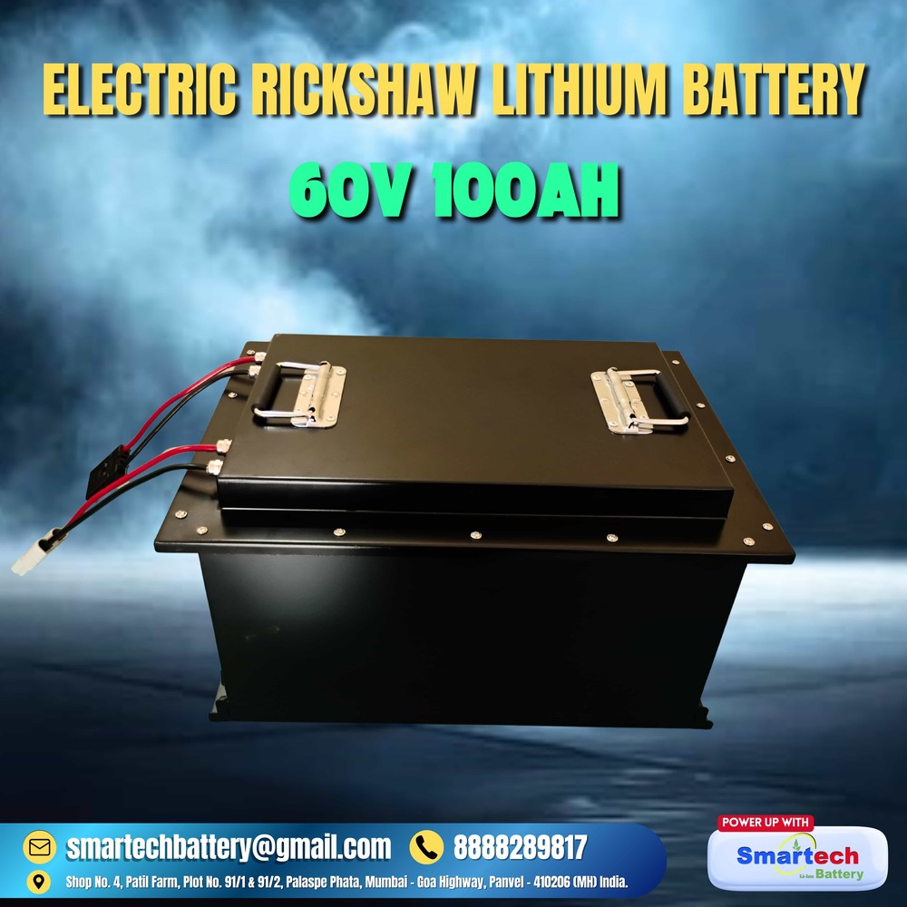 E-Rickshaw Lithium Battery 60v 100AH