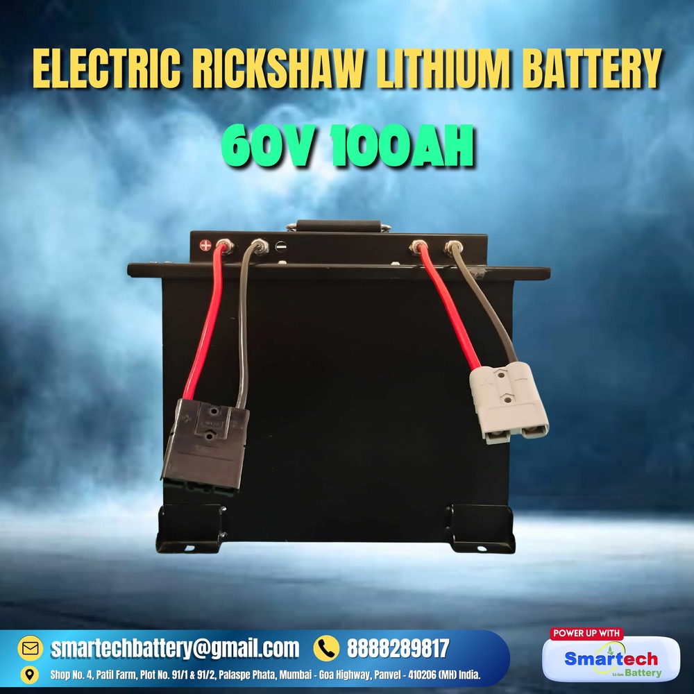 E-Rickshaw Lithium Battery 60v 100AH