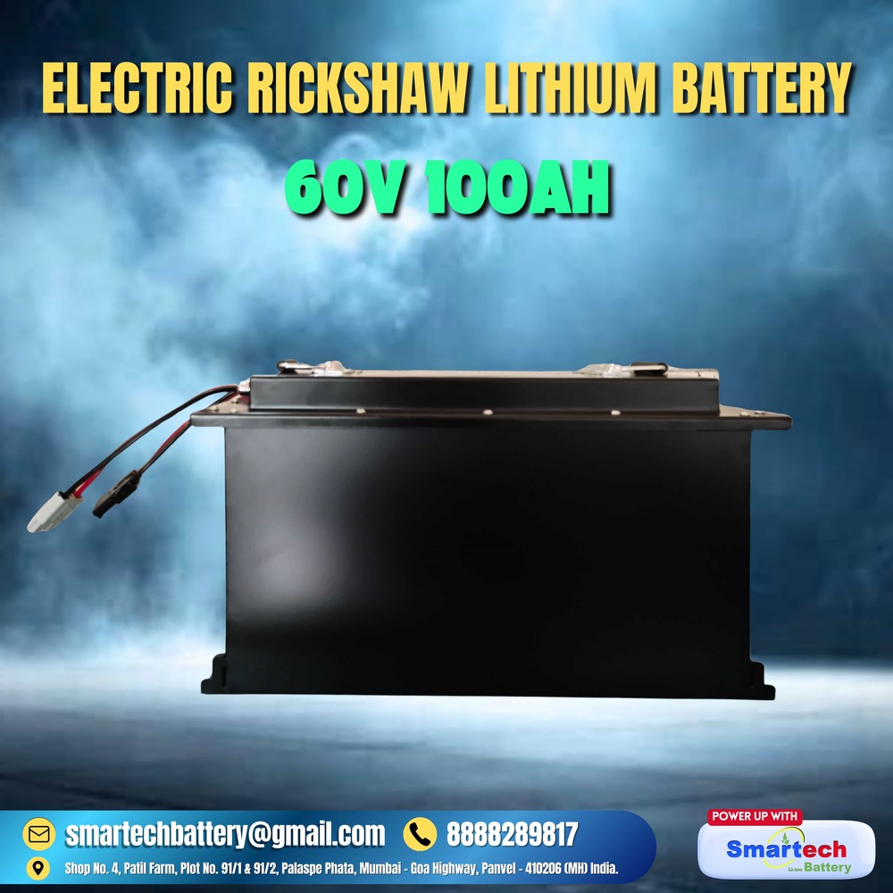 E-Rickshaw Lithium Battery 60v 100AH