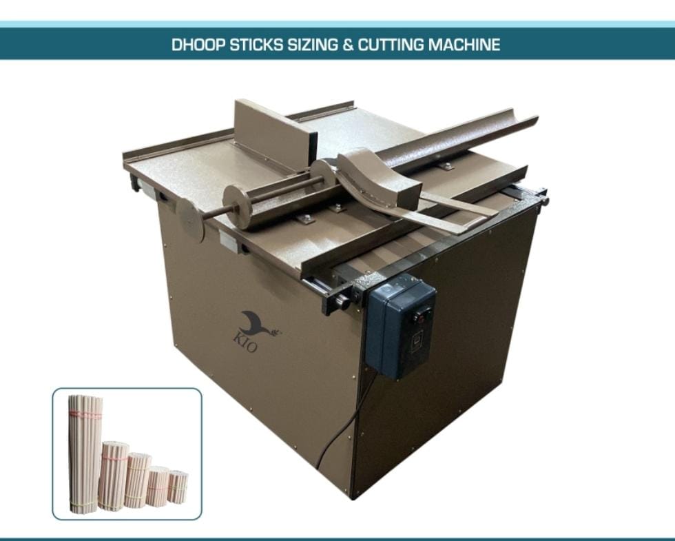 DHOOP STICK SIZING & CUTTING MACHINE