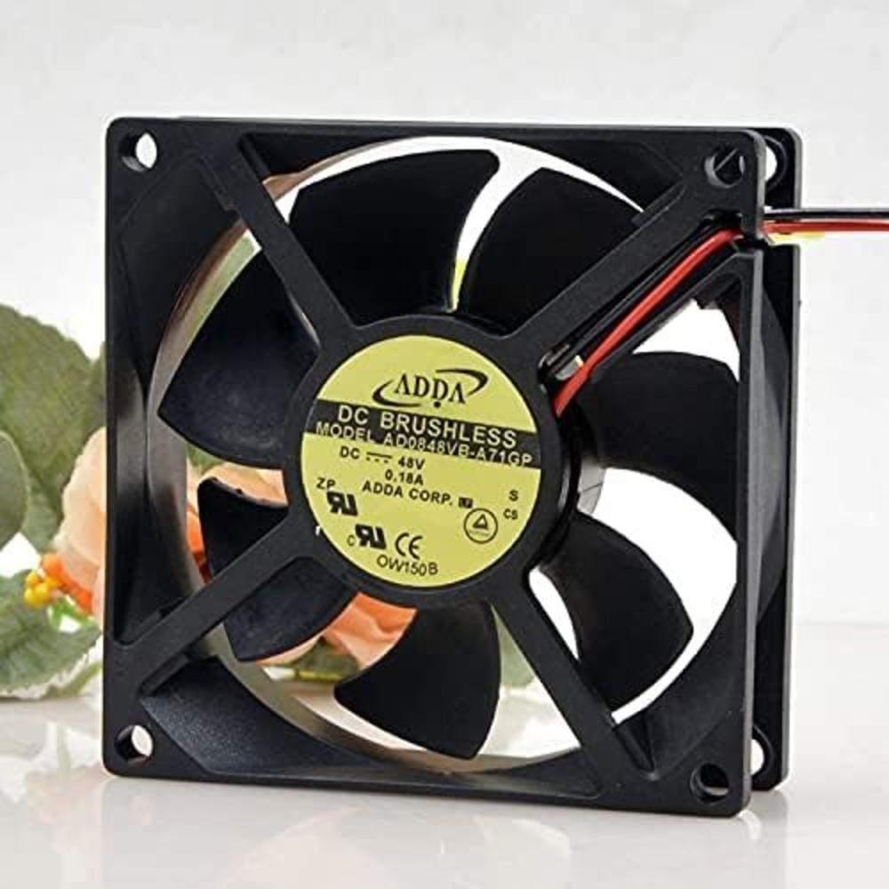 ADDA AD0848VB-A71GP 48V DC 0.18A 8025mm Ball Bearing Industrial Axial Cooling Fan