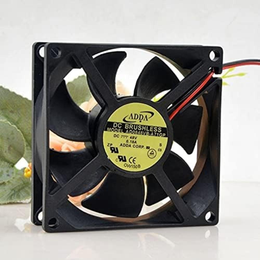 ADDA AD0848VB-A71GP 48V DC 0.18A 8025mm Ball Bearing Industrial Axial Cooling Fan 