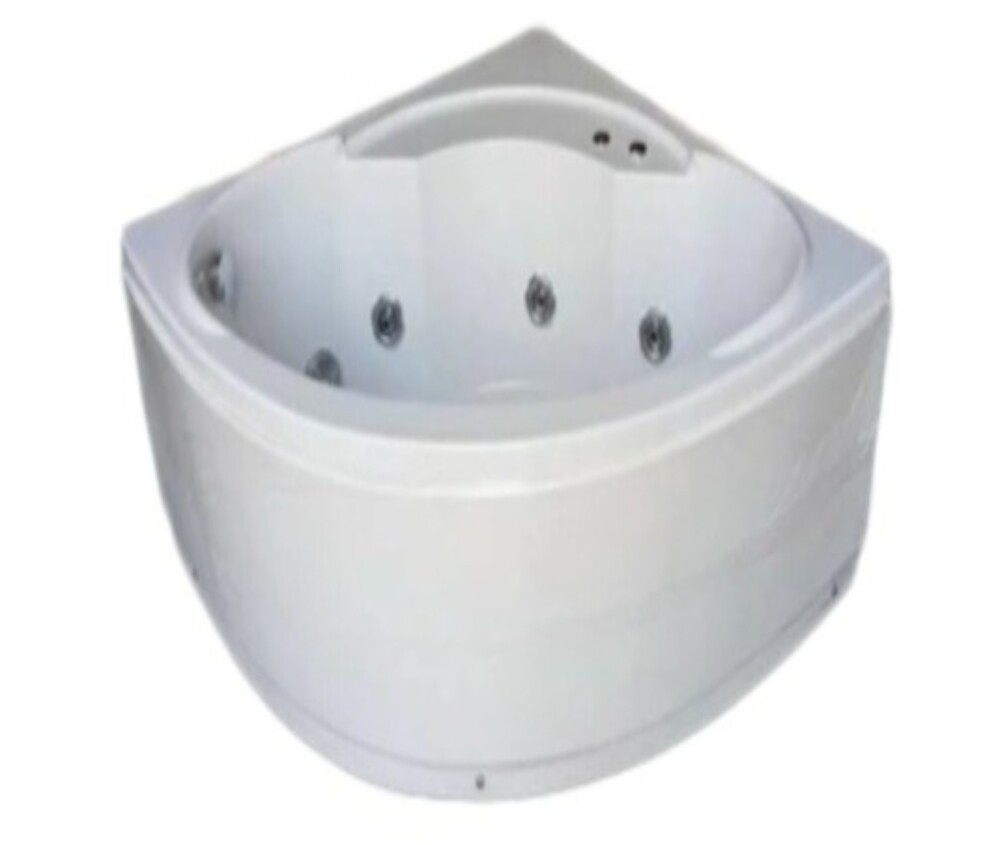 Corner Jacuzzi Bathtub - Finish: Glossy