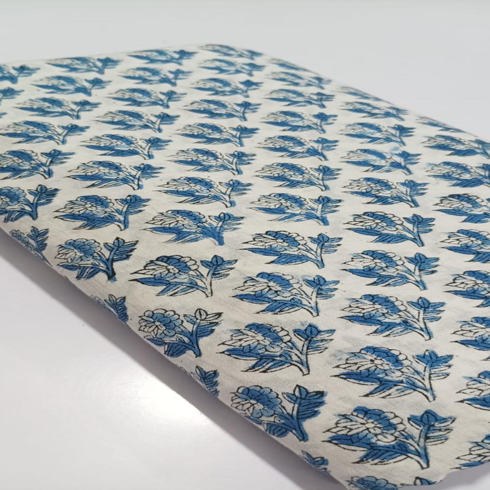 Hand Block Printed Cotton Fabric