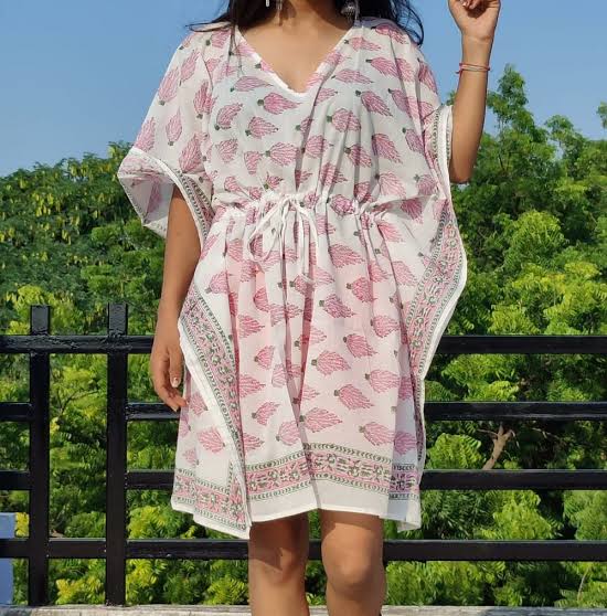 Ladies Hand Block Printed Pareo Sarong