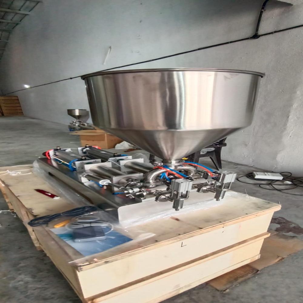 Semi Automatic Pasta Filler Machine - Color: Silver