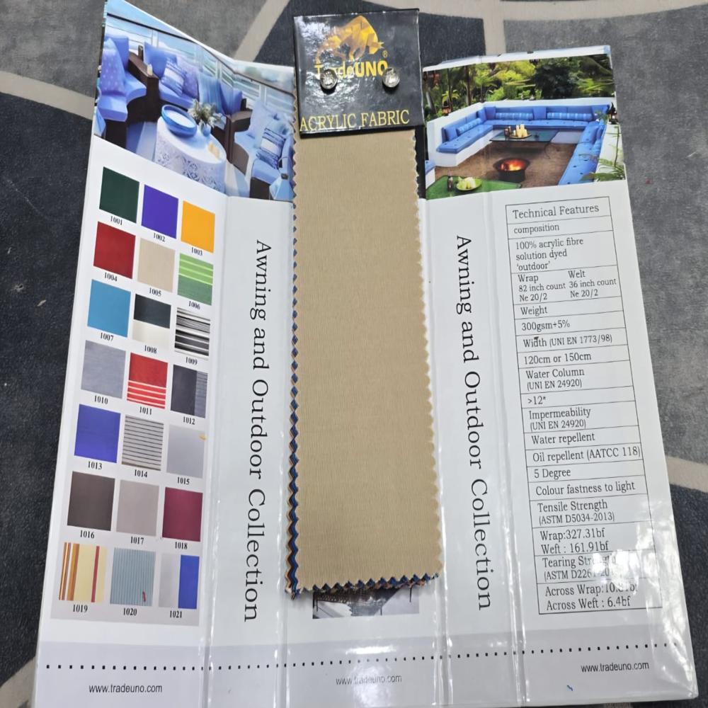 Solution Dyed Acrylic Fabric - Application: Vbased On Requirement