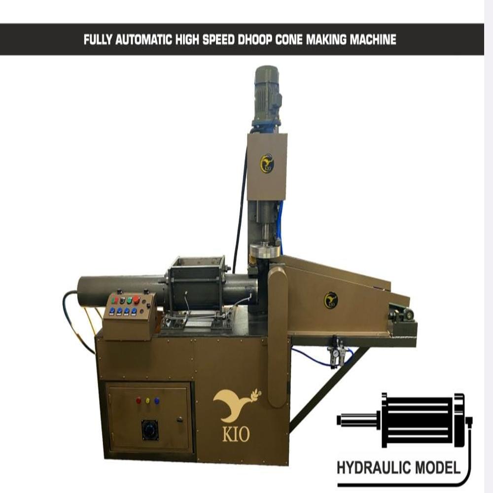 SINGLE LINE DHOOP CONE MACHINE ( MS HOPPER 3-4 KG WET CAPACITY)