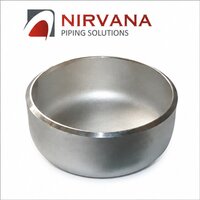 Stainless Steel Pipe End Cap - Color: Silver