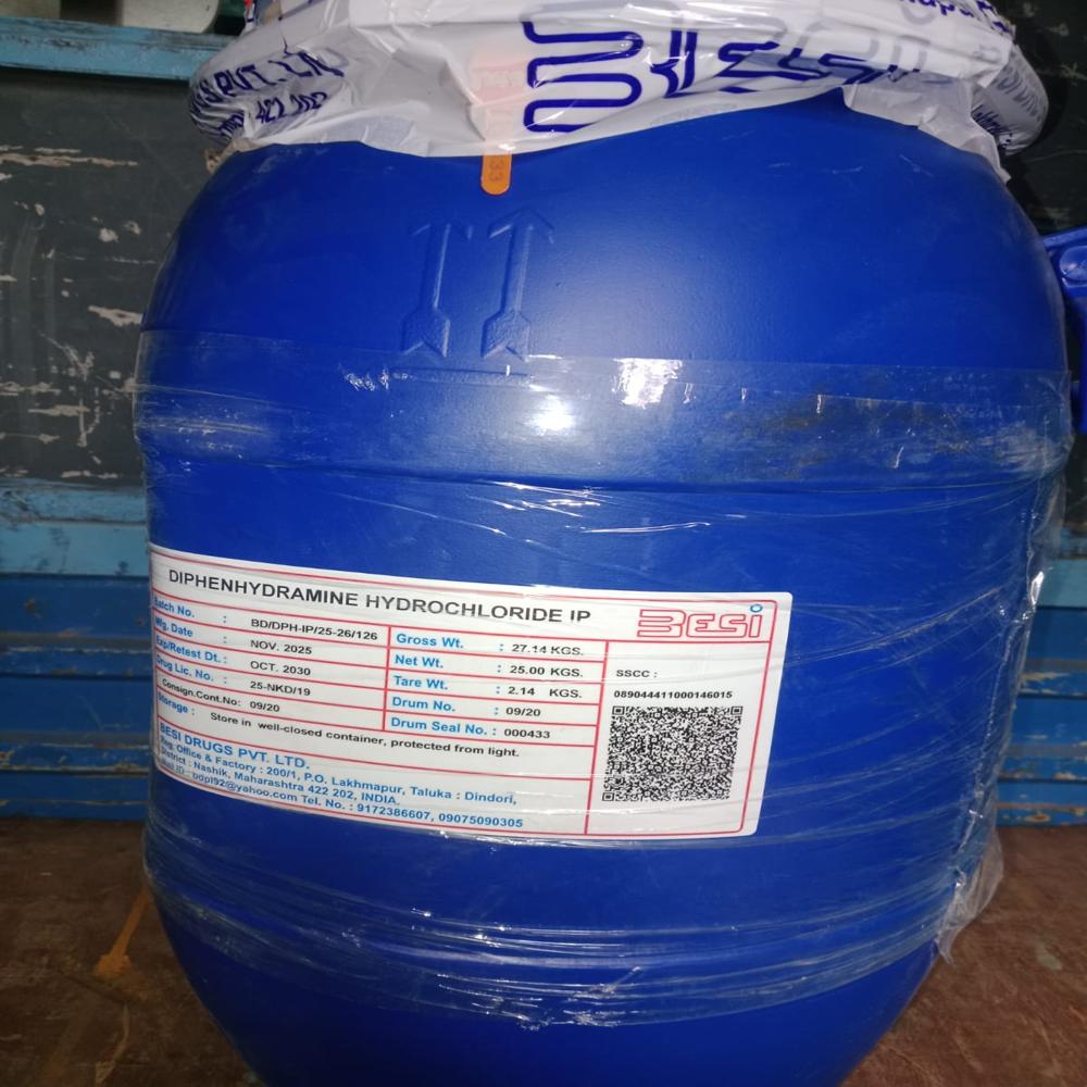 DIPHENHYDRAMINE HYDROCHLORIDE IP