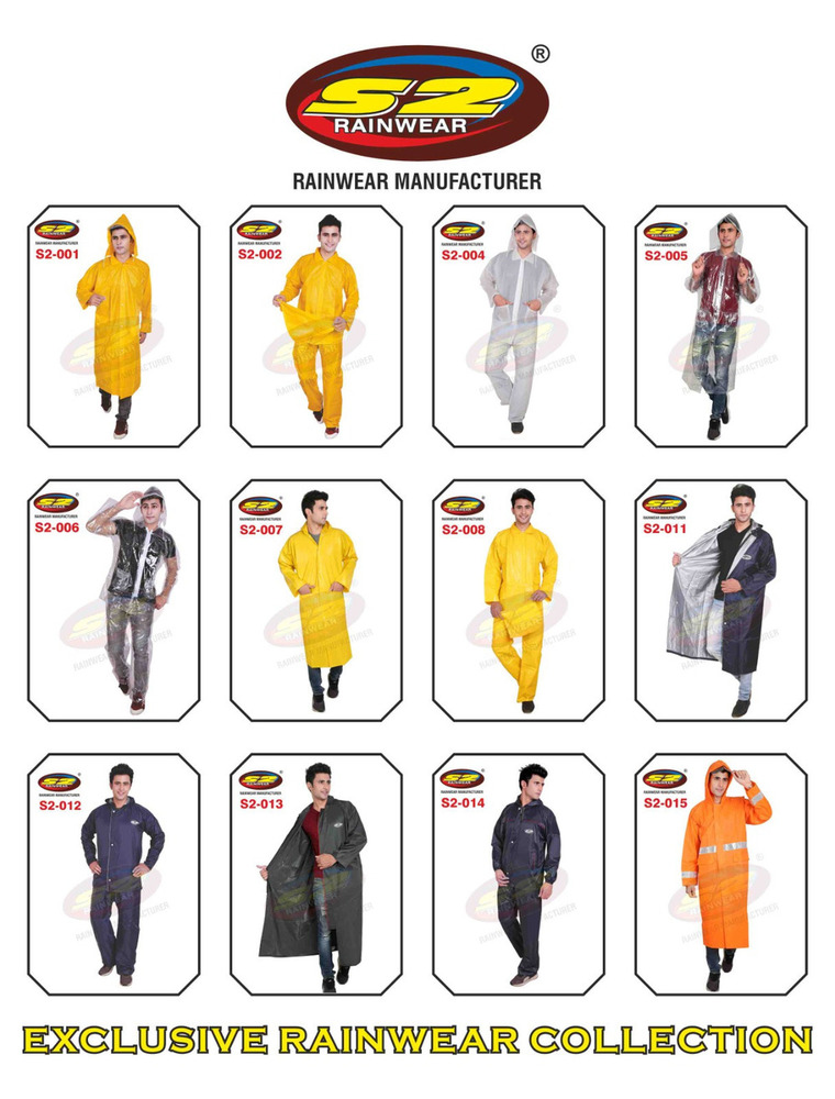 Pvc Plastic Rain Suit - Age Group: Adult