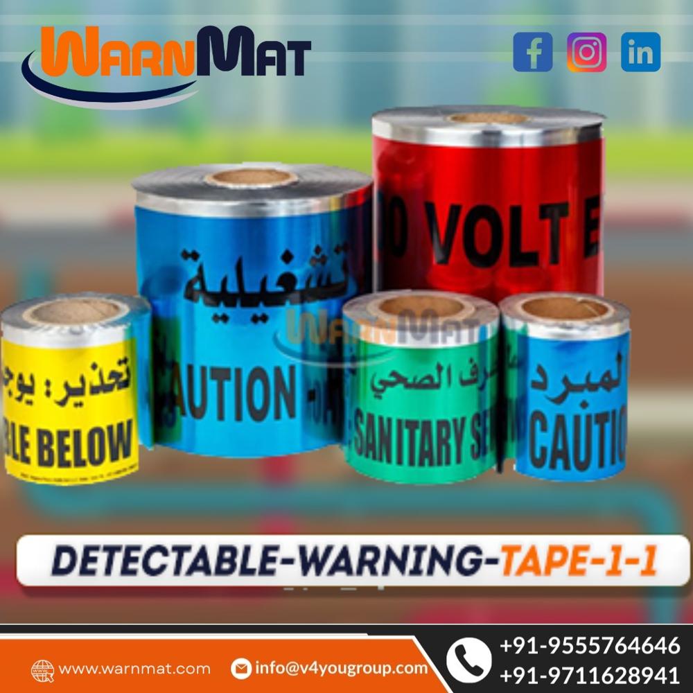 Detectable Warning Tape - Color: Yellow