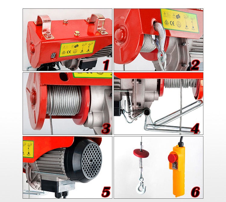 CROWN POWER WIRE ROPE HOIST