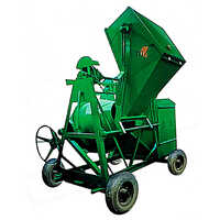 10-7 CFT Concrete Mixer With Mechanical Hopper