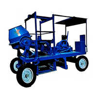 Mobile Builder Hoist IV-Channel With Mixer Machine