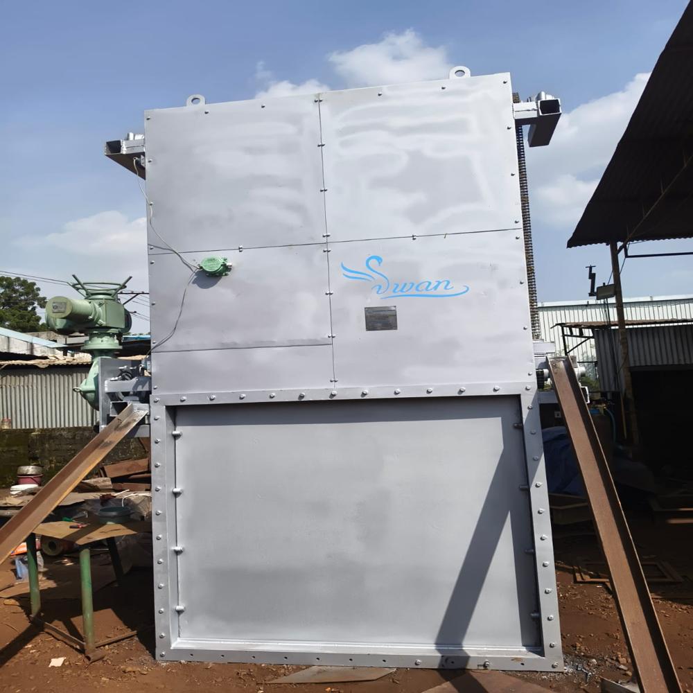 Mild Steel Motorized Guillotine Damper Gate