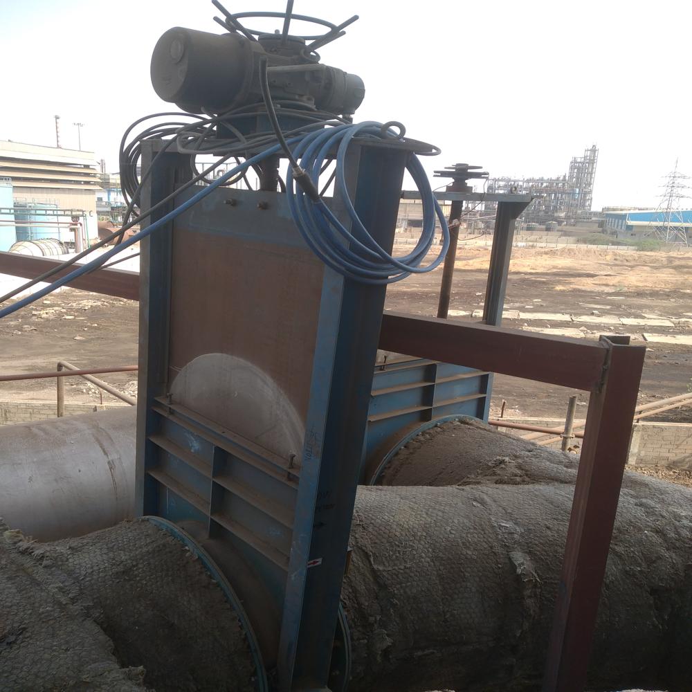 Mild Steel Motorized Guillotine Damper Gate