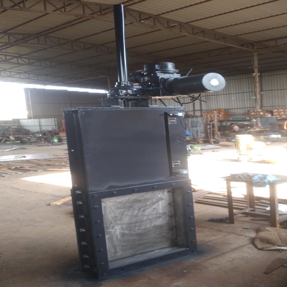 Mild Steel Motorized Guillotine Damper Gate