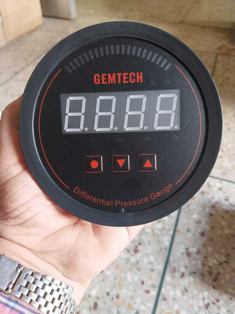 GEMTECH Series 3000 Digital Pressure Gauge Range 0 to 0.250 KPA
