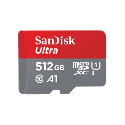 512gb 44MSD ULTRA SanDisk 512GB Ultra MicroSDXC UHS-I Memory Card with Adapter - 120MB-s, C10, U1, Full HD, A1, Micro SD Card - SDSQUA4-512G-GN6MA